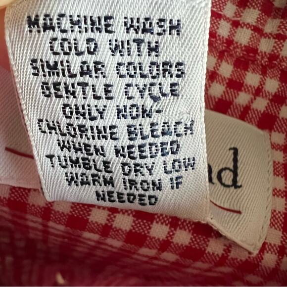 Westbound Plaid Button Down Long Sleeve Shirt With Christmas Embroidery Size M - Picture 4 of 7